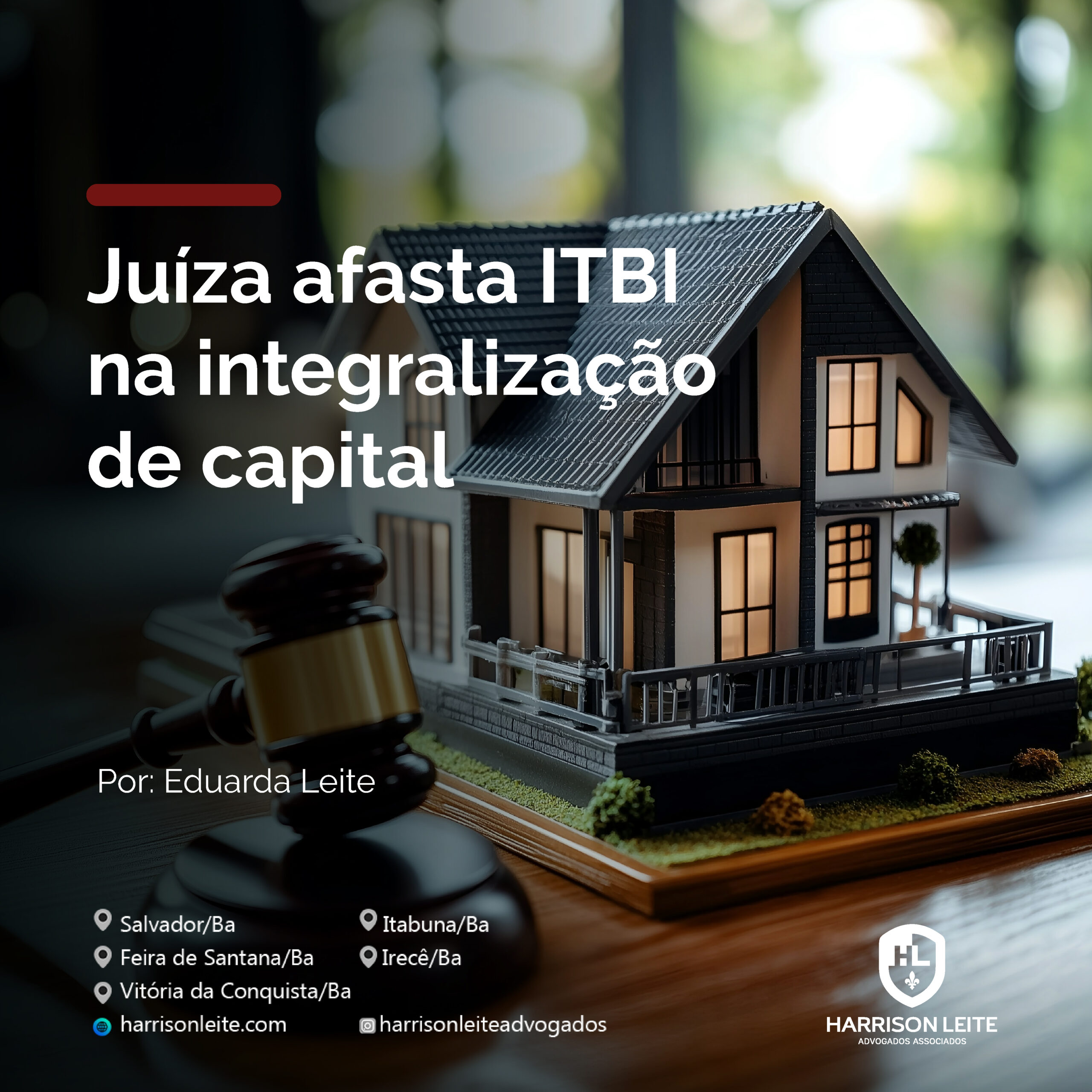 Juíza afasta ITBI na integralização de capital