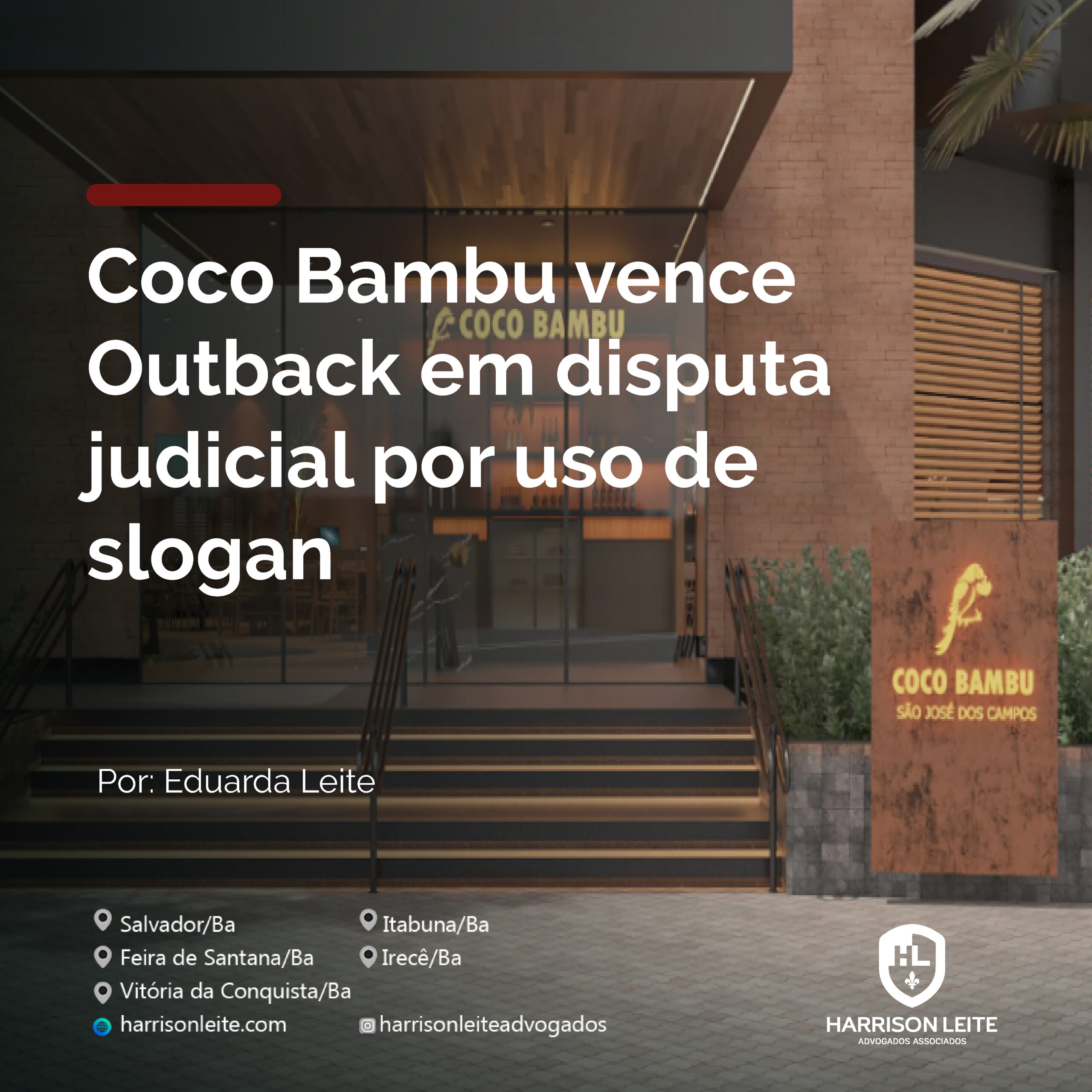 Coco Bambu vence Outback em disputa judicial por uso de slogan