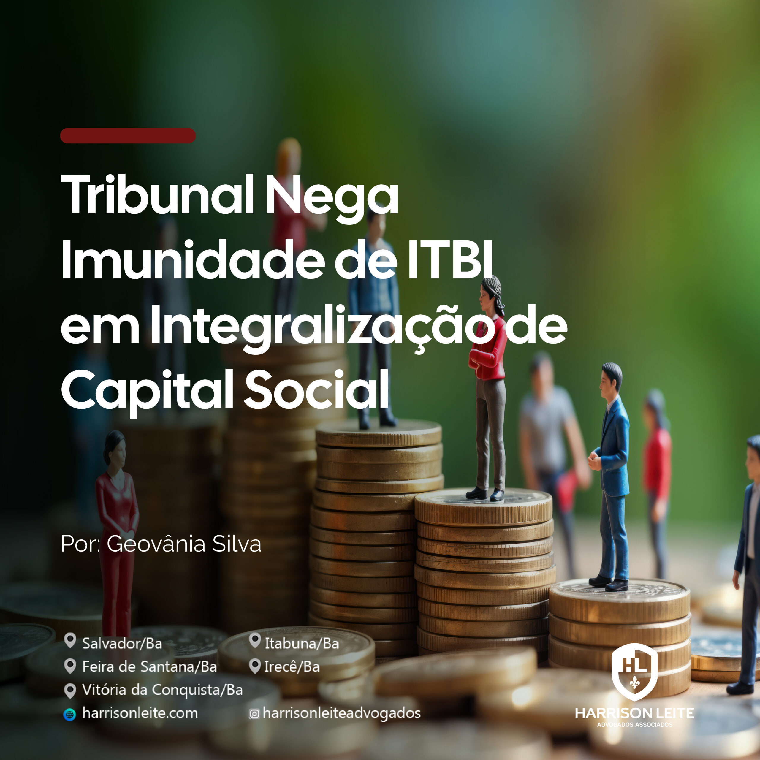 Tribunal Nega Imunidade de ITBI em Integralização de Capital Social