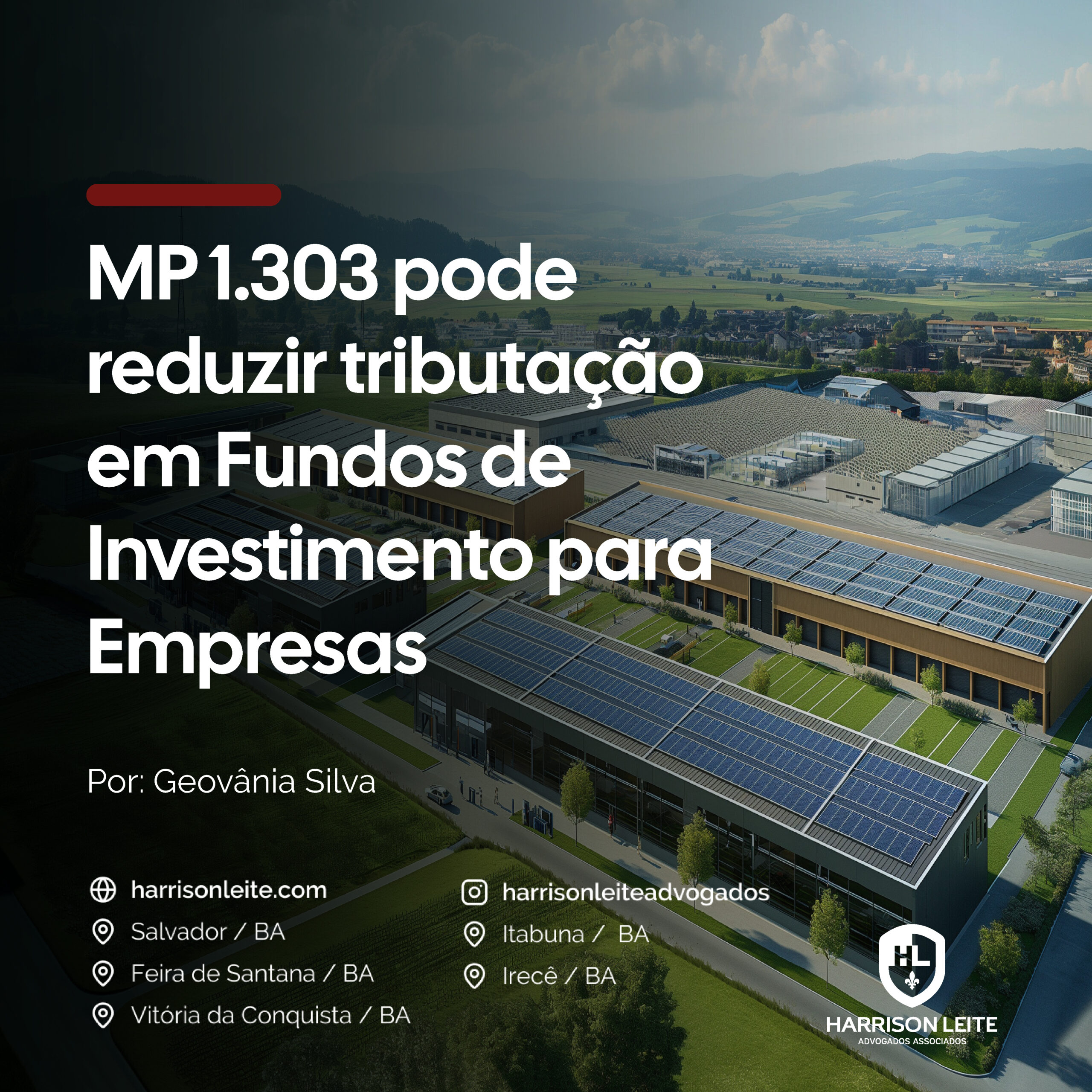 MP 1.303 pode reduzir tributação em Fundos de Investimento para Empresas