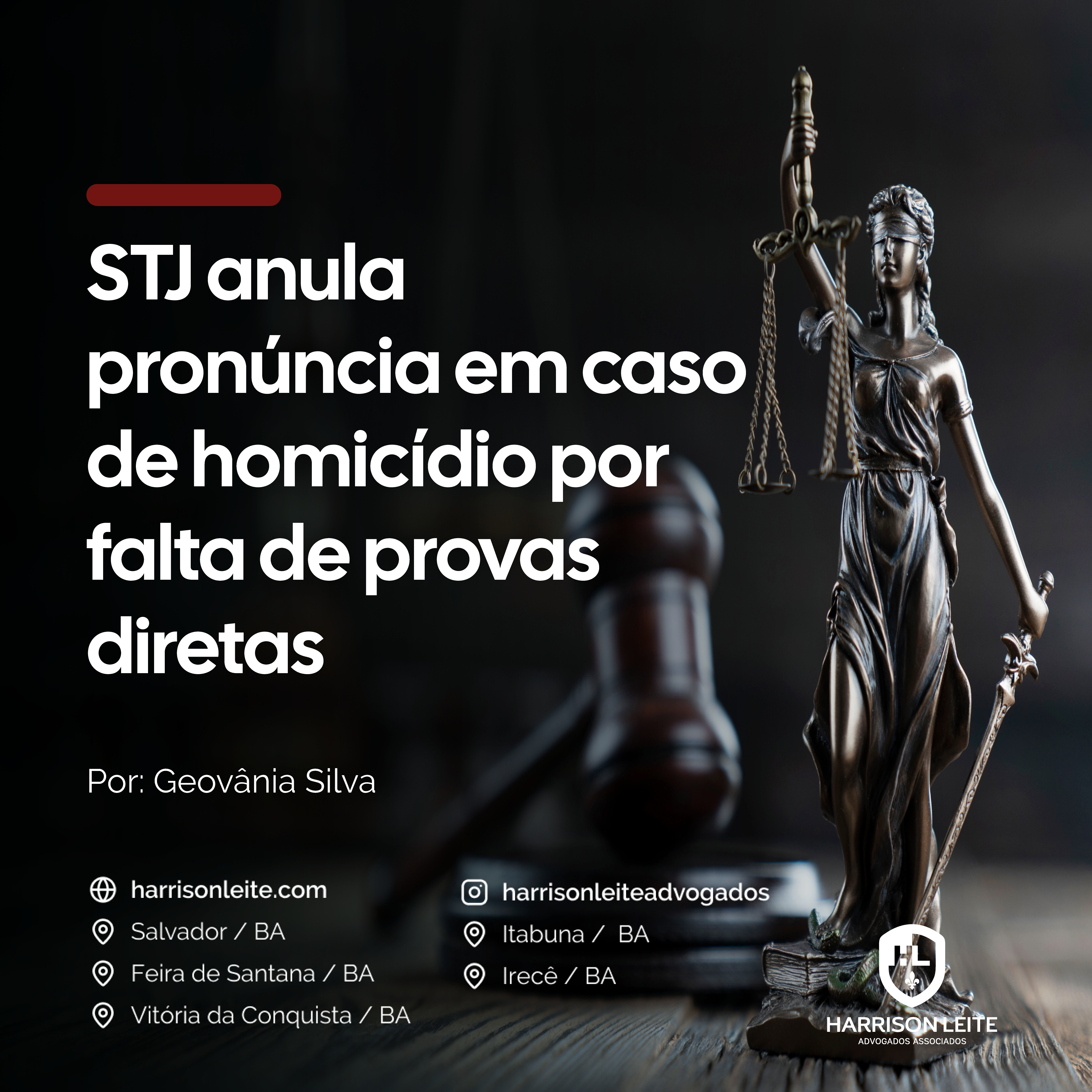 STJ anula pronúncia em caso de homicídio por falta de provas diretas