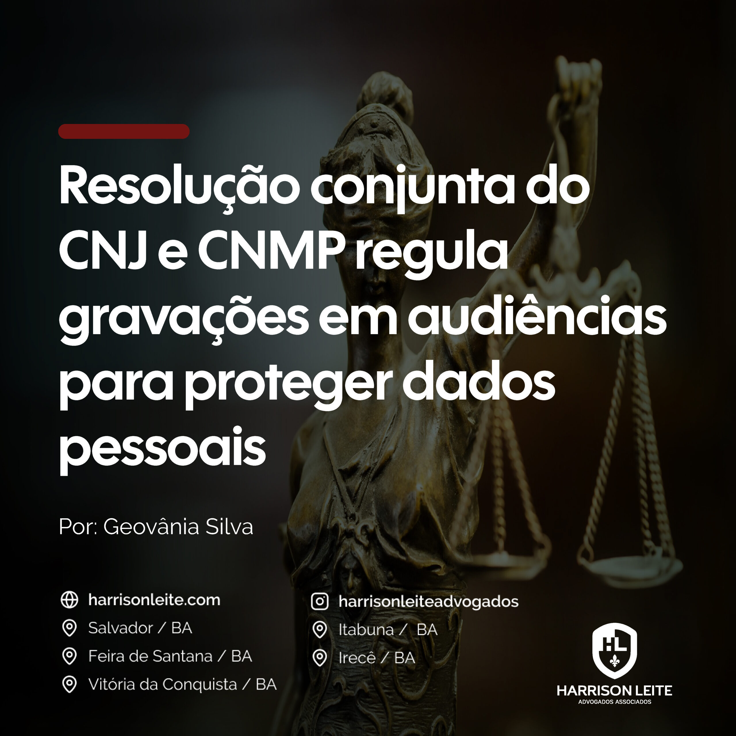 Resolução conjunta do CNJ e CNMP regula gravações em audiências para proteger dados pessoais