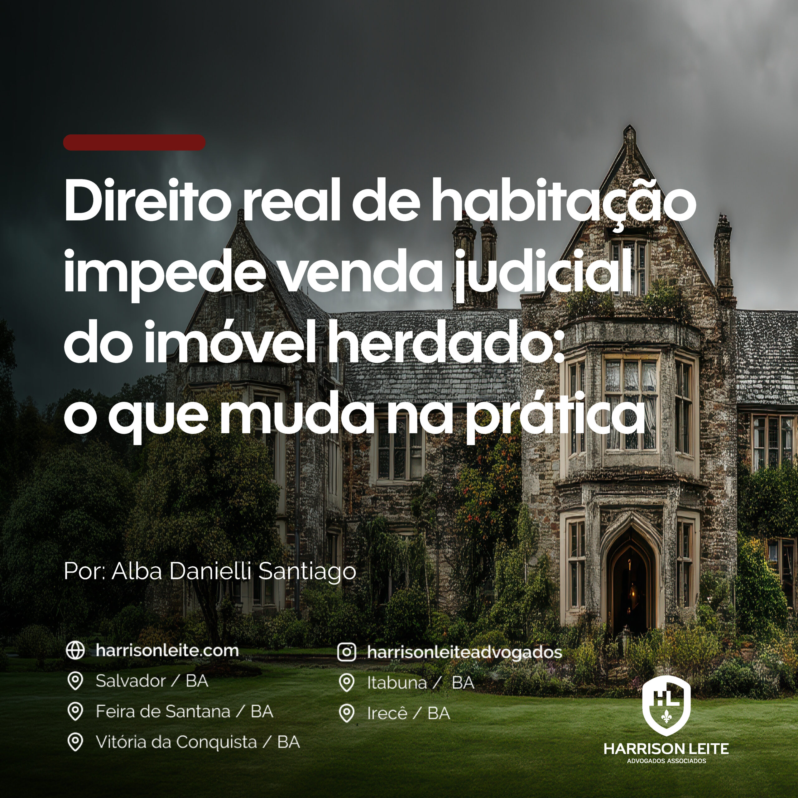Direito real de habitação impede venda judicial do imóvel herdado: o que muda na prática